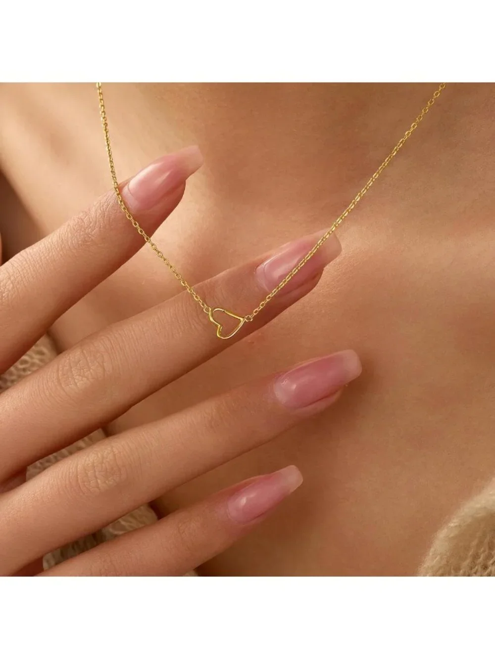 925 Sterling Silver Heart Necklace for Women - Elegant Jewelry Gift Idea